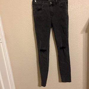 black skinny jeans